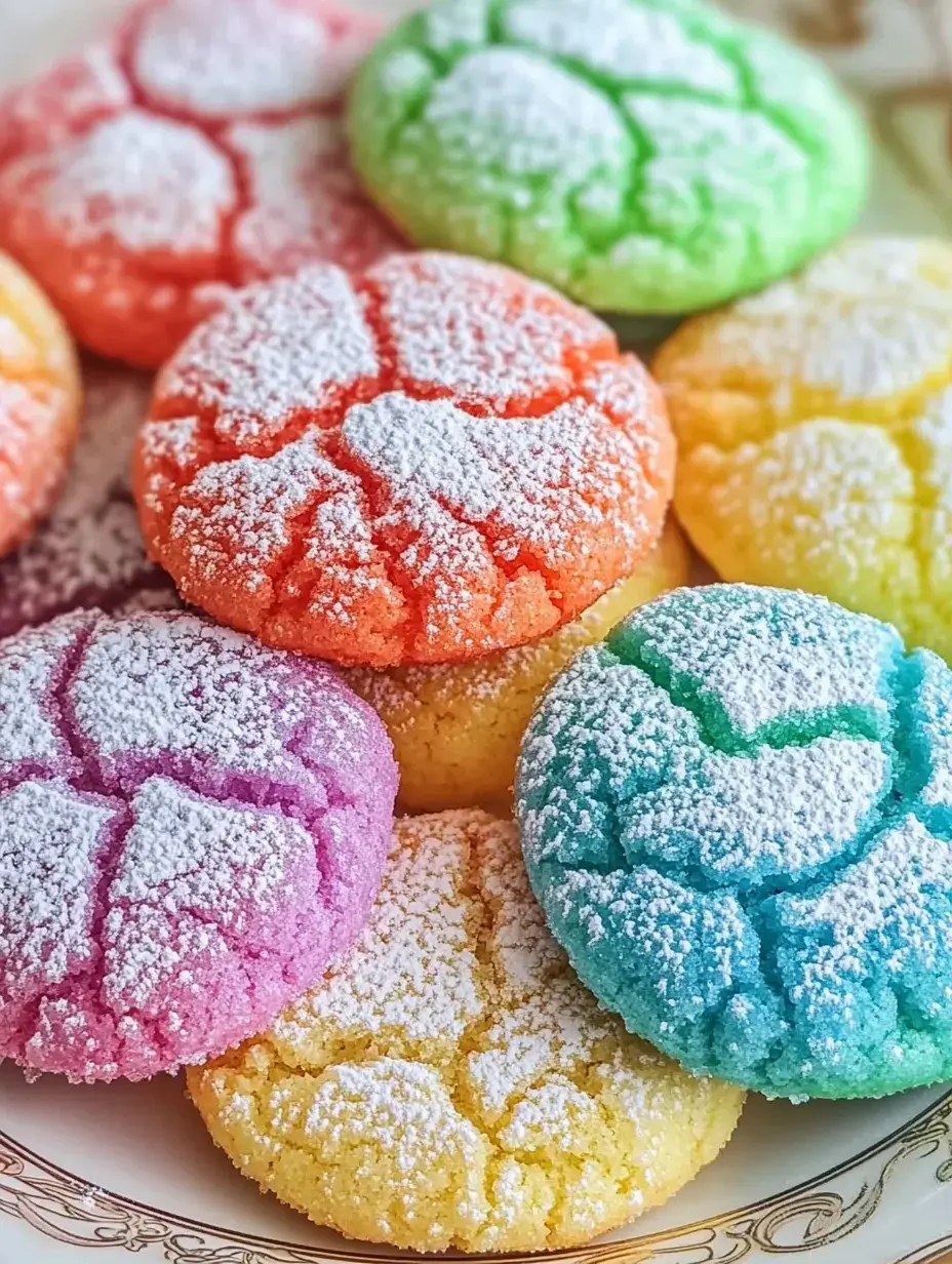A vibrant collection of sugar-coated treats showing cracks of blue, green, yellow, orange and pink colors.
