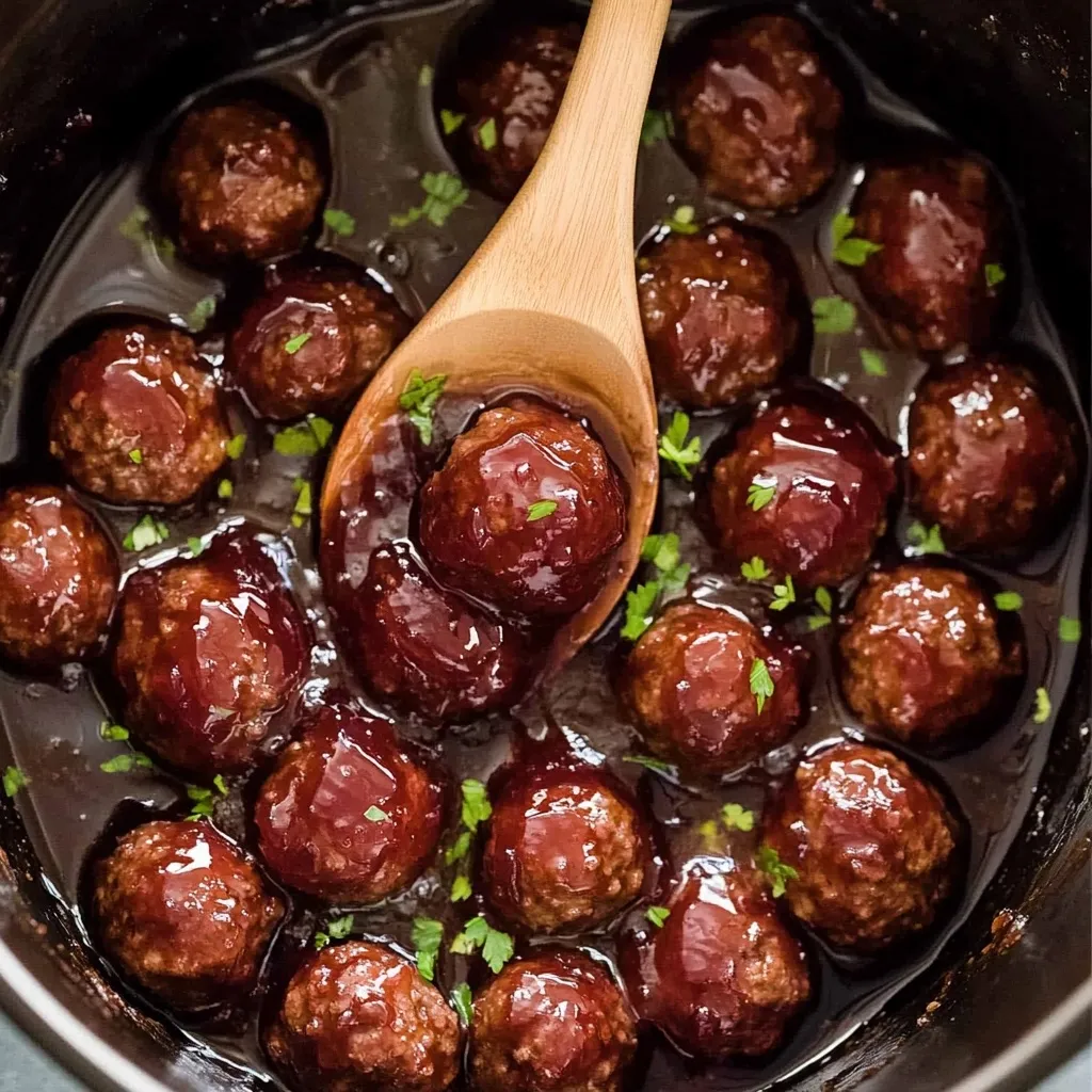 Grape Jelly Meatballs