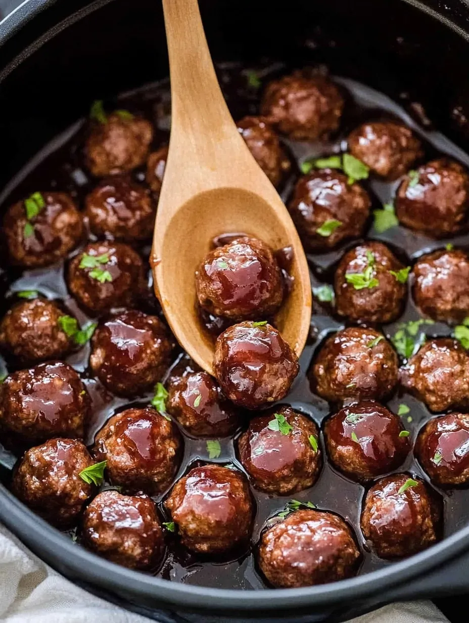 Simple Grape Jelly Meatballs