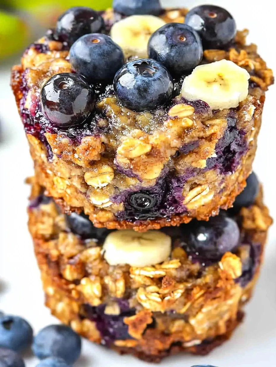 Simple Blueberry Banana Oat Cups