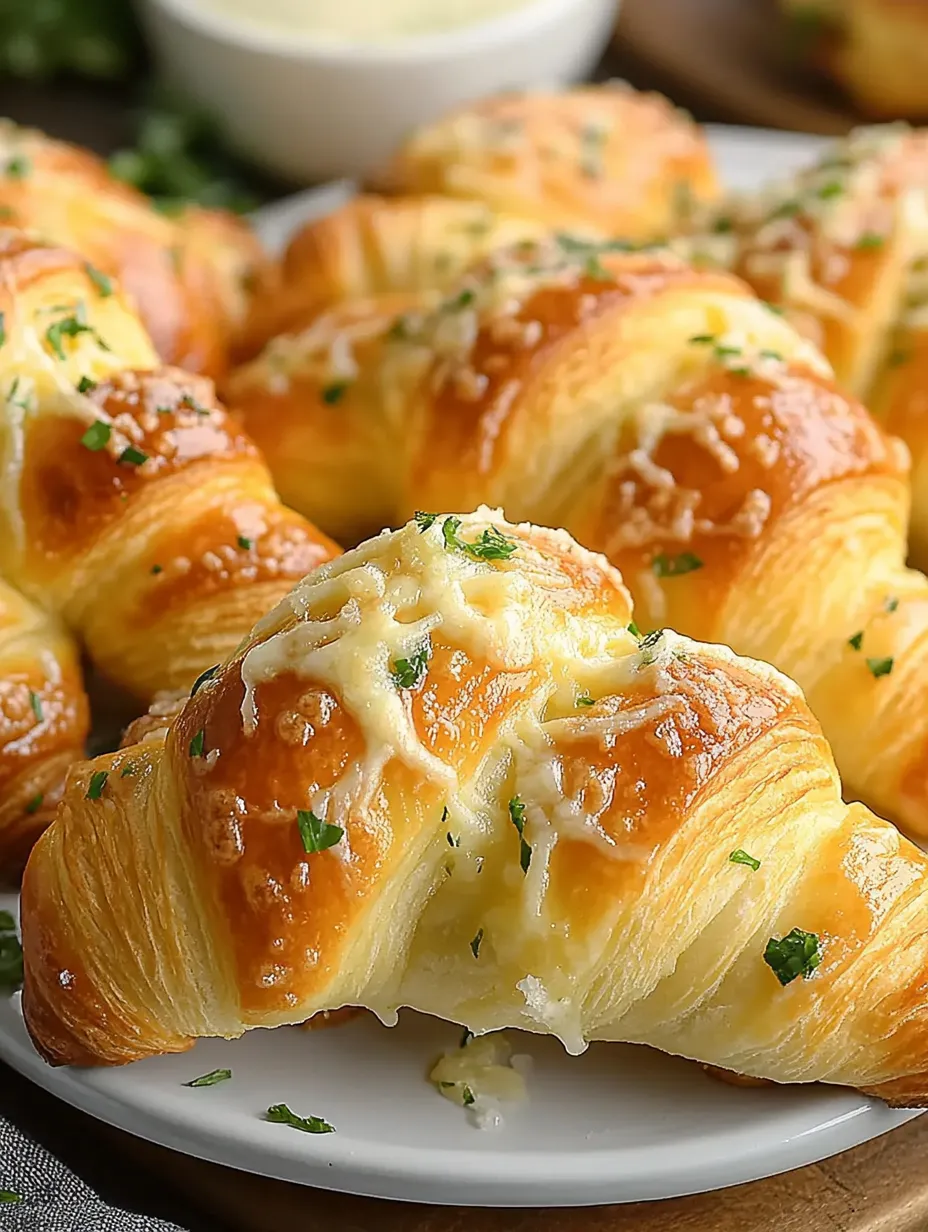 cheesy garlic crescent rolls How-To