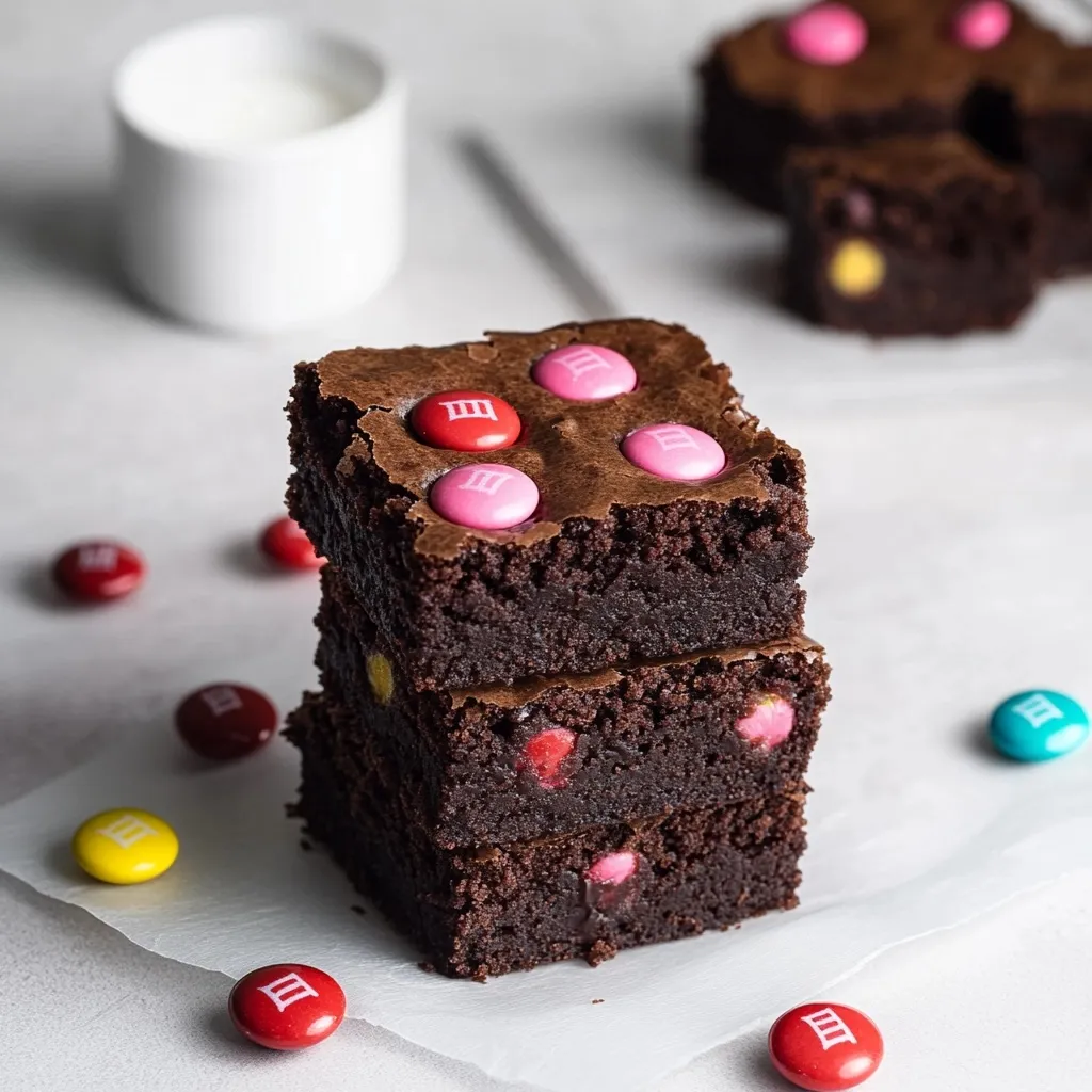 Irresistible M&M’s Brownies