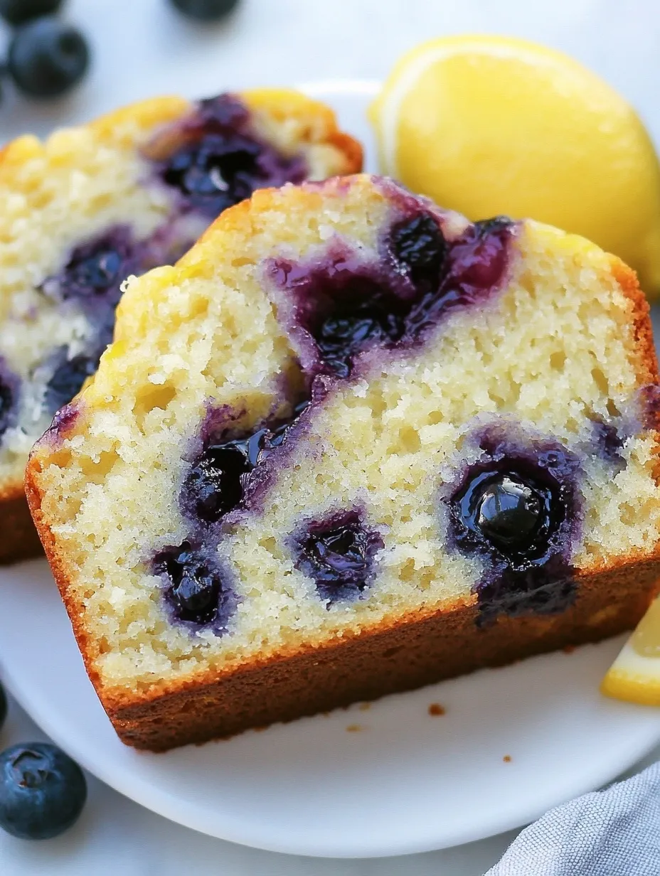 Simple Lemon Blueberry Loaf