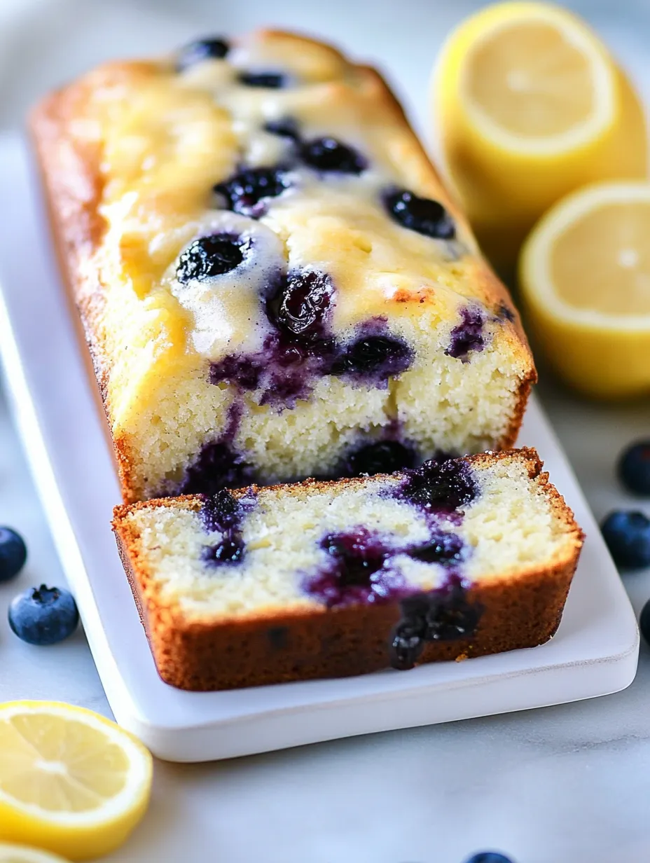 Lemon Blueberry Quickbread