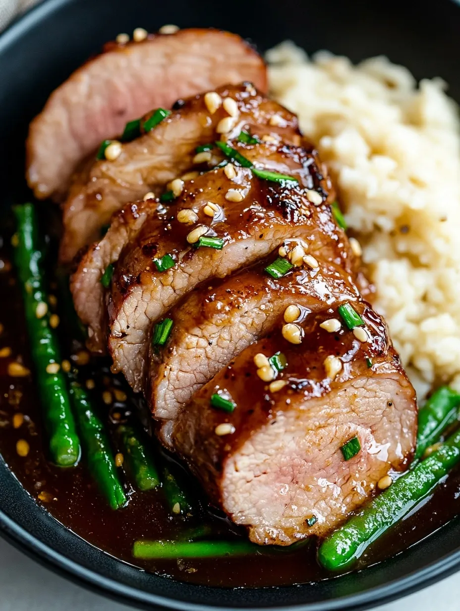 Simple Honey Garlic Pork Tenderloin