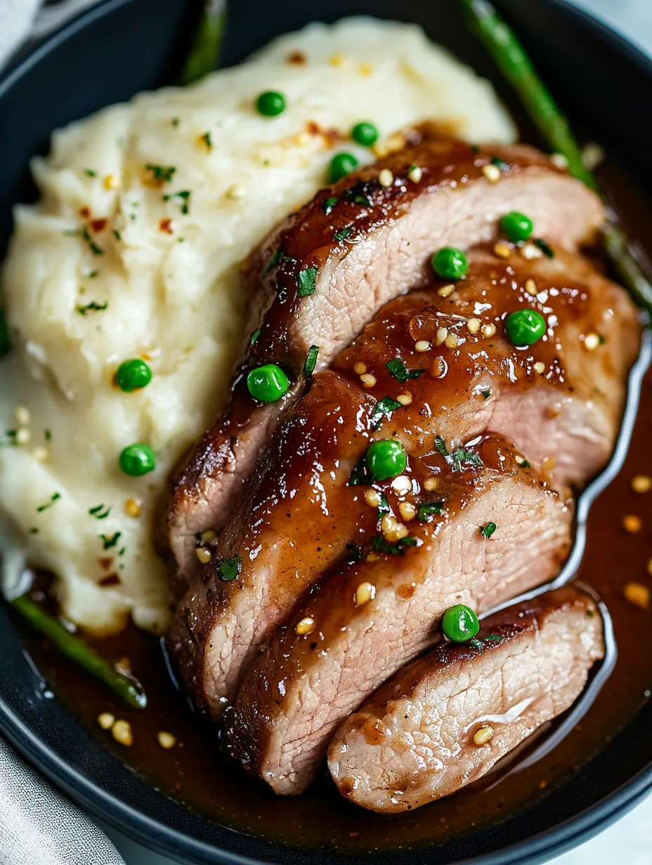 Homestyle Honey Garlic Pork Tenderloin