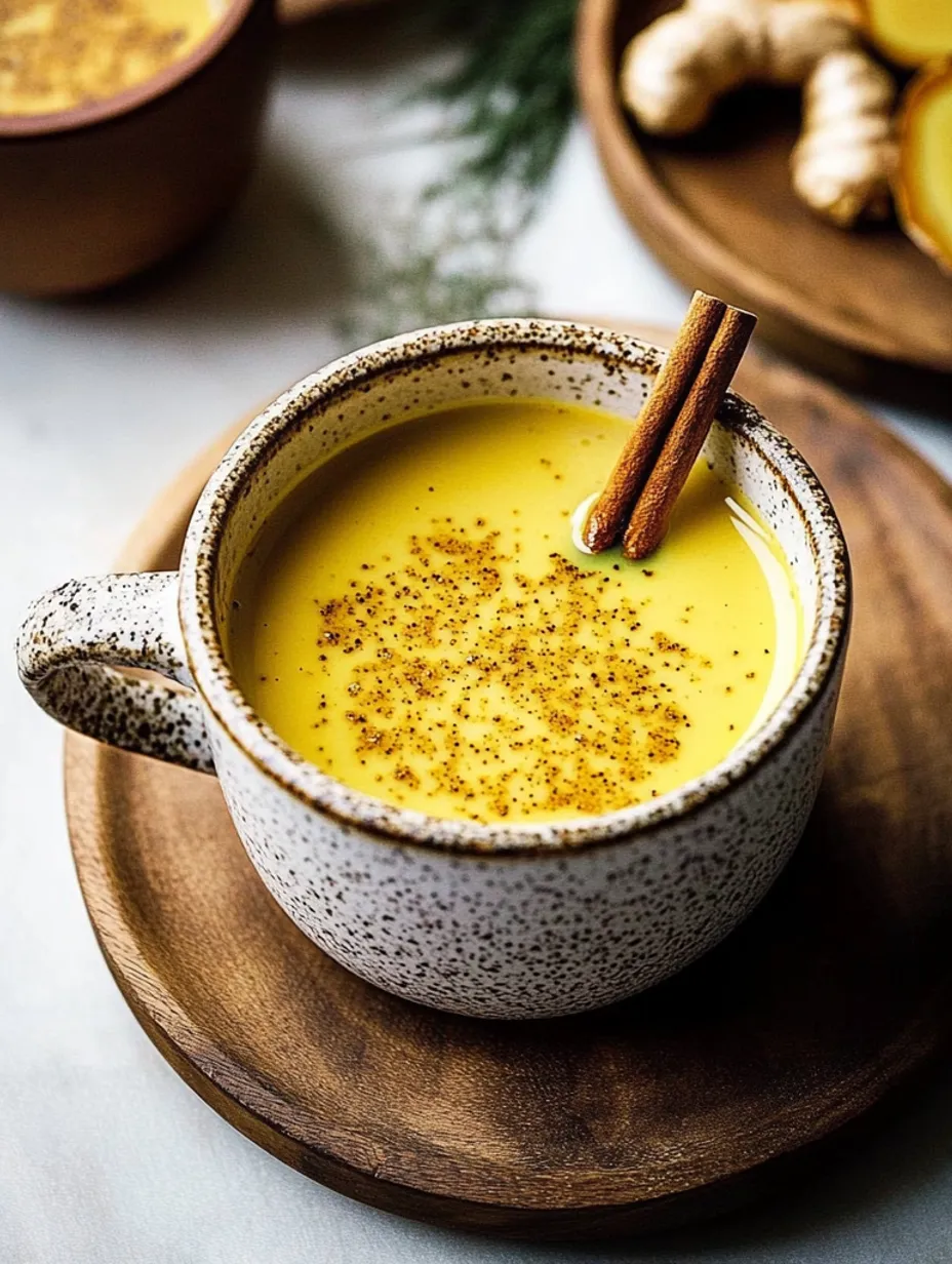 Rich Turmeric Golden Milk Drink