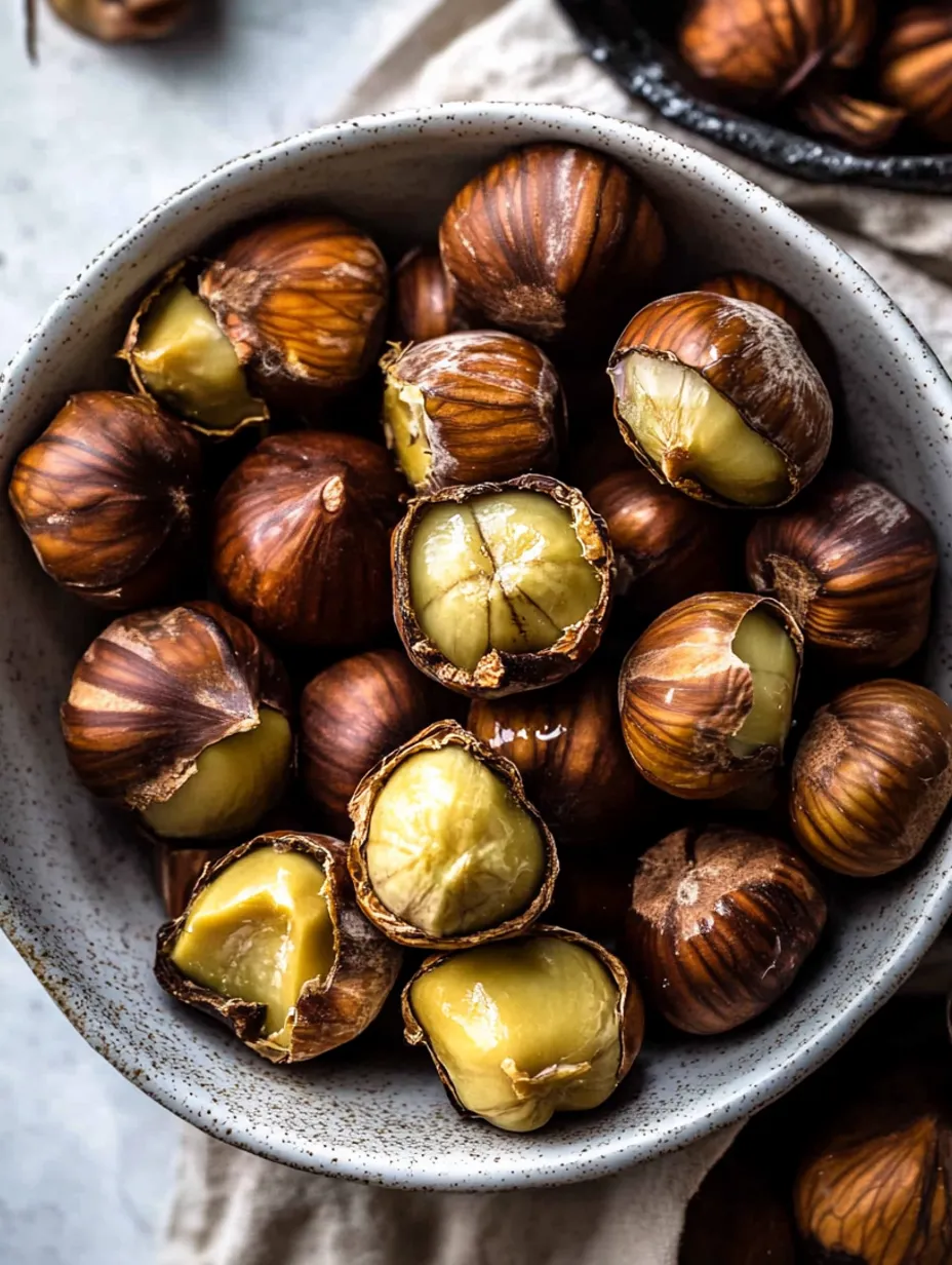 No-stress oven chestnuts