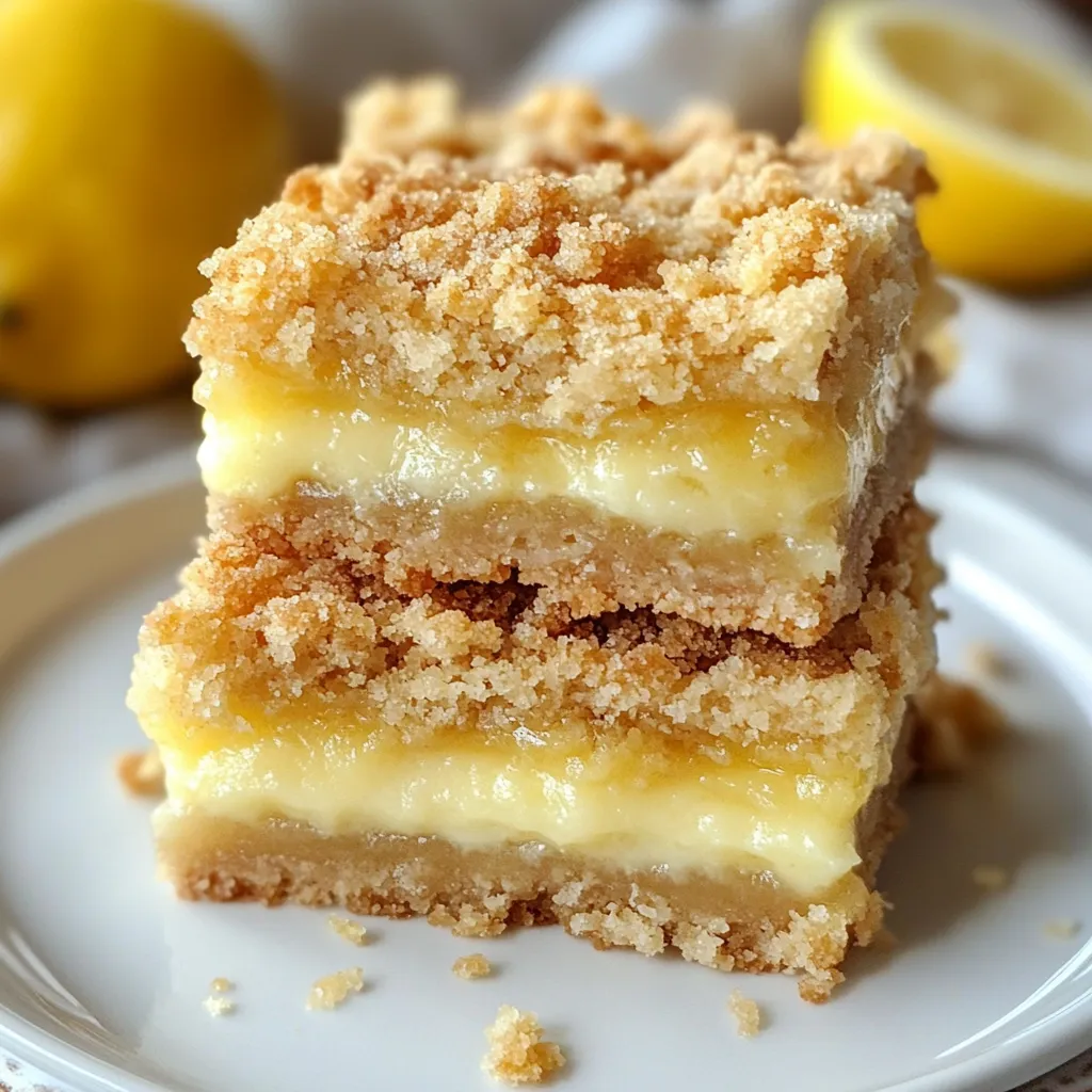 Easy Lemon Crumb Bars
