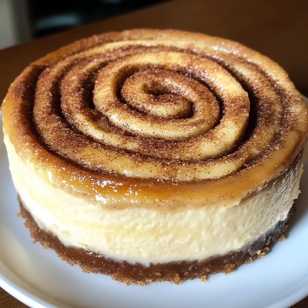 Honeybun Cinnamon Swirl Cheesecake