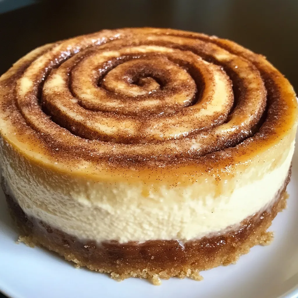 Cinnamon Roll Cheesecake
