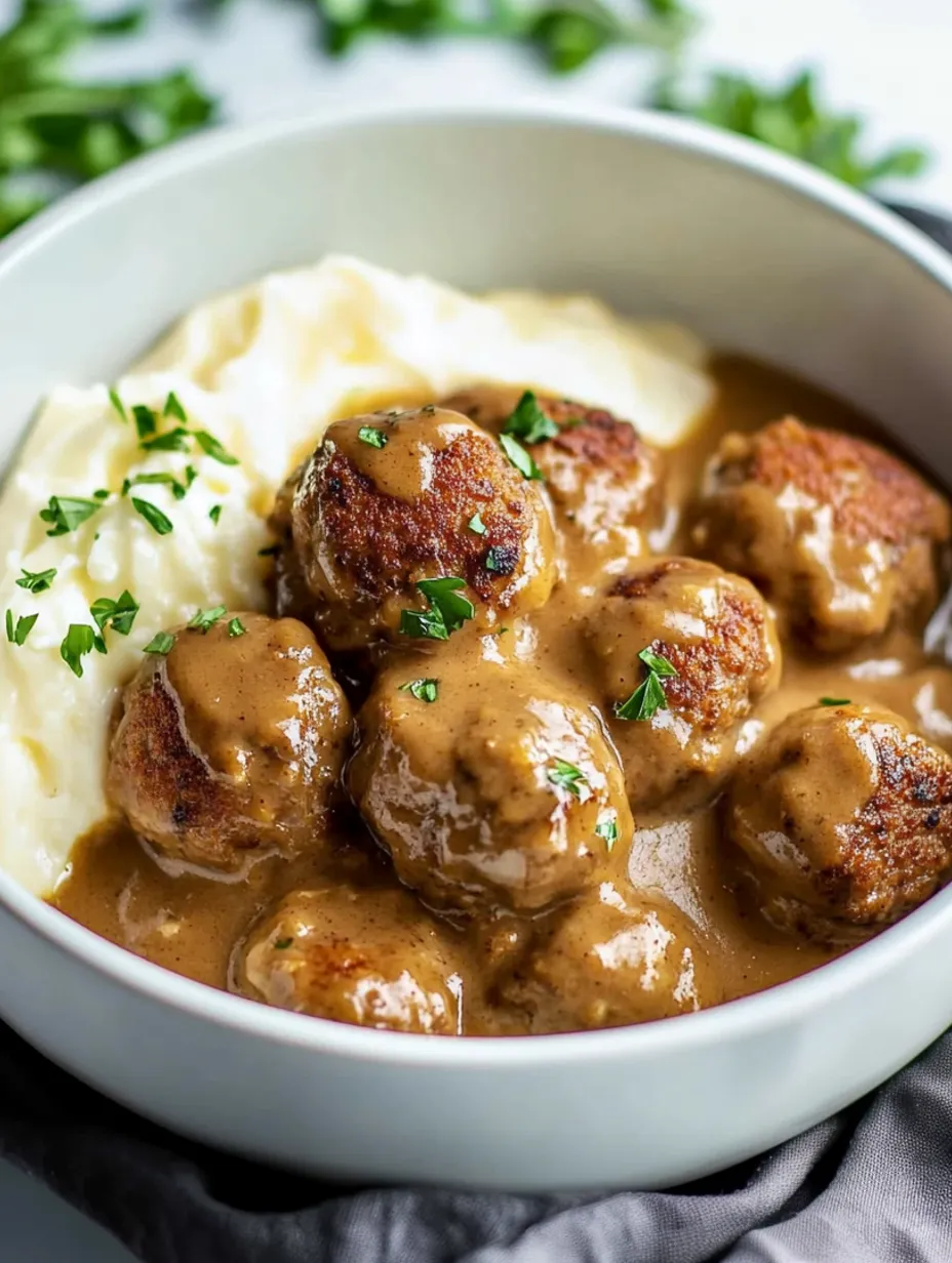 Creamy Swedish Meatballs and Sauce