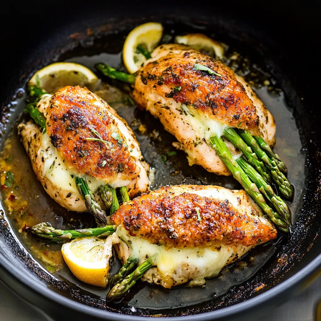 Chicken Stuffed with Asparagus