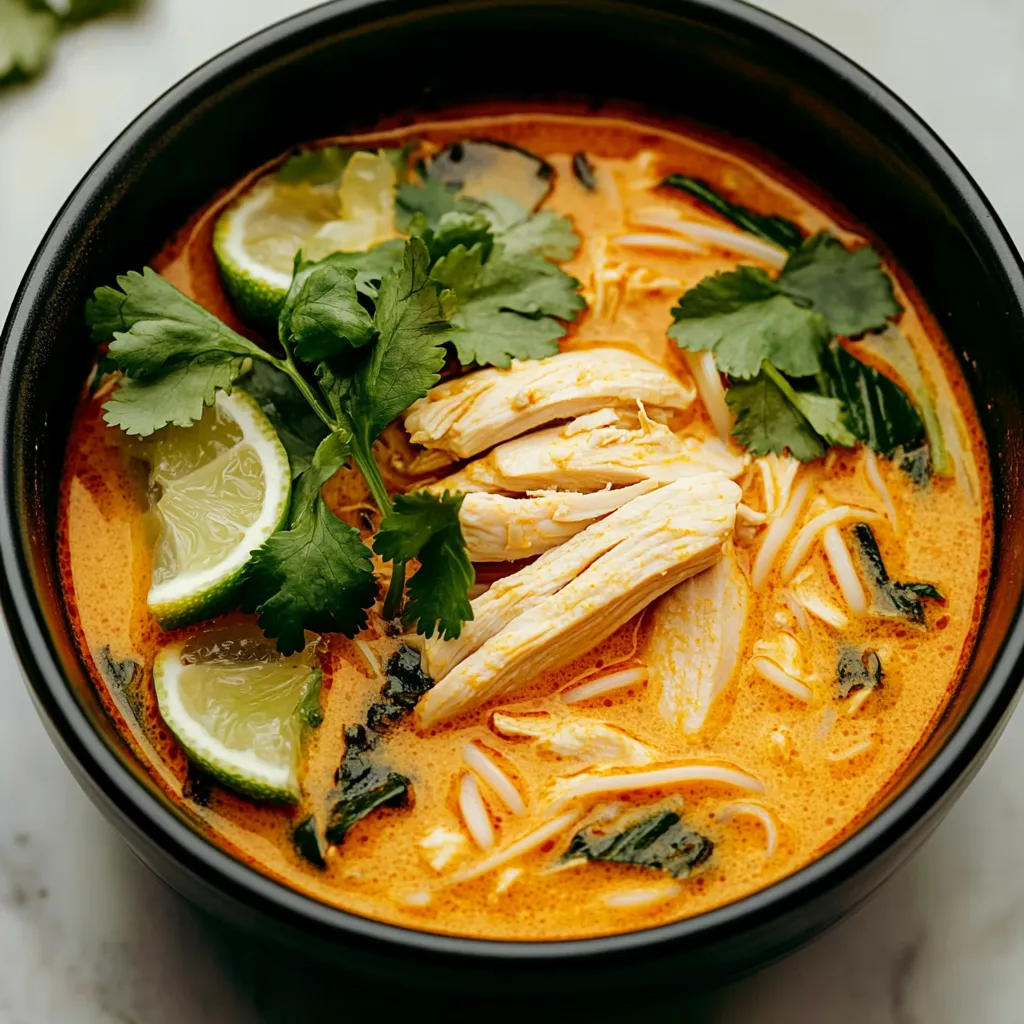 Curry Chicken Soup Bowl