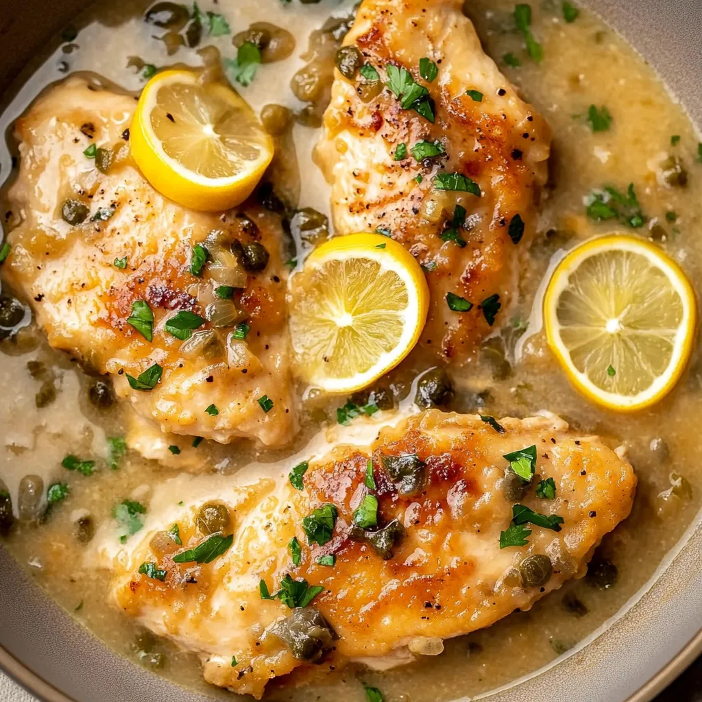Juicy Chicken with Lemon Sauce