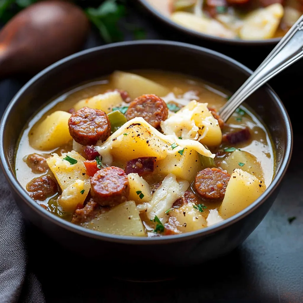 Hearty Cajun Soup with Potatoes