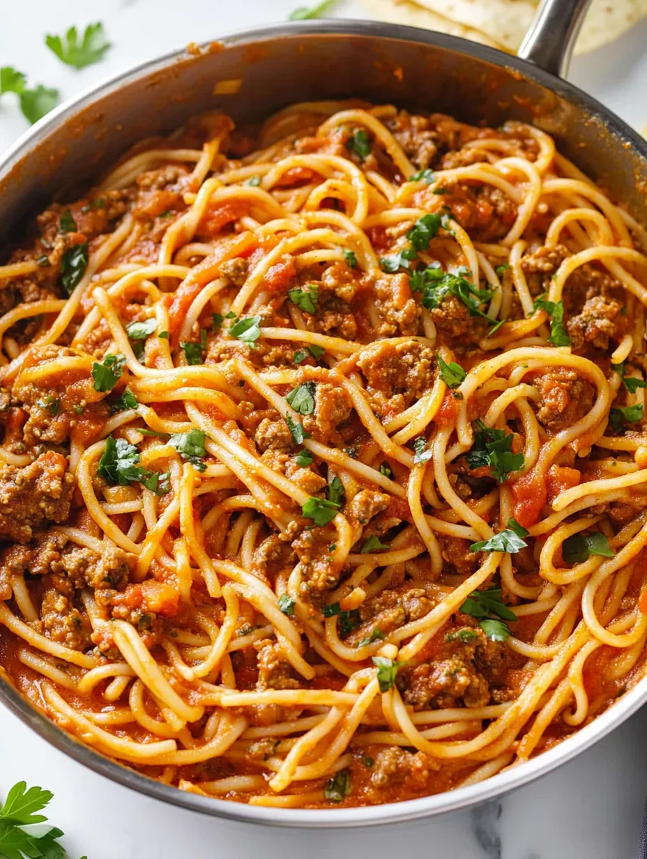 Taco Spaghetti Dinner