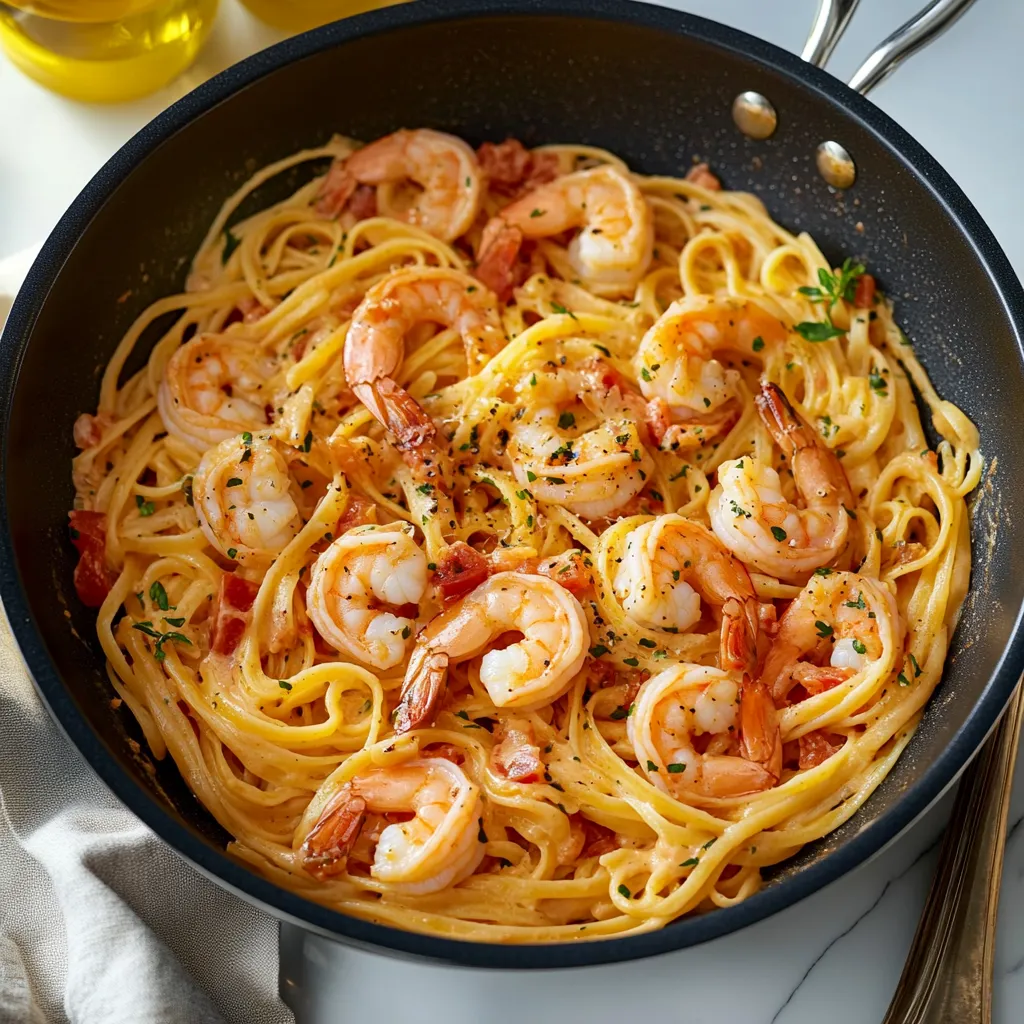 Simple Shrimp Pasta