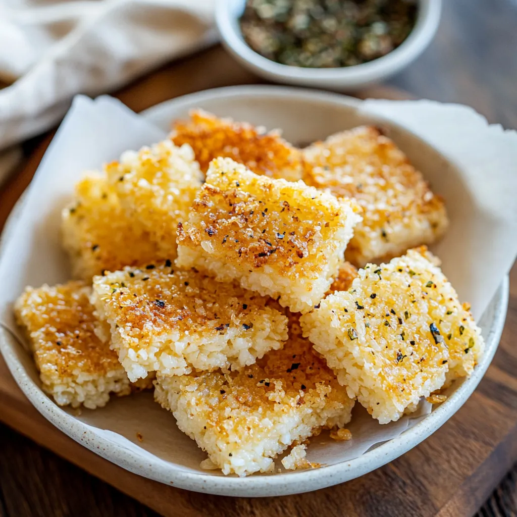 Golden Crispy Rice Squares
