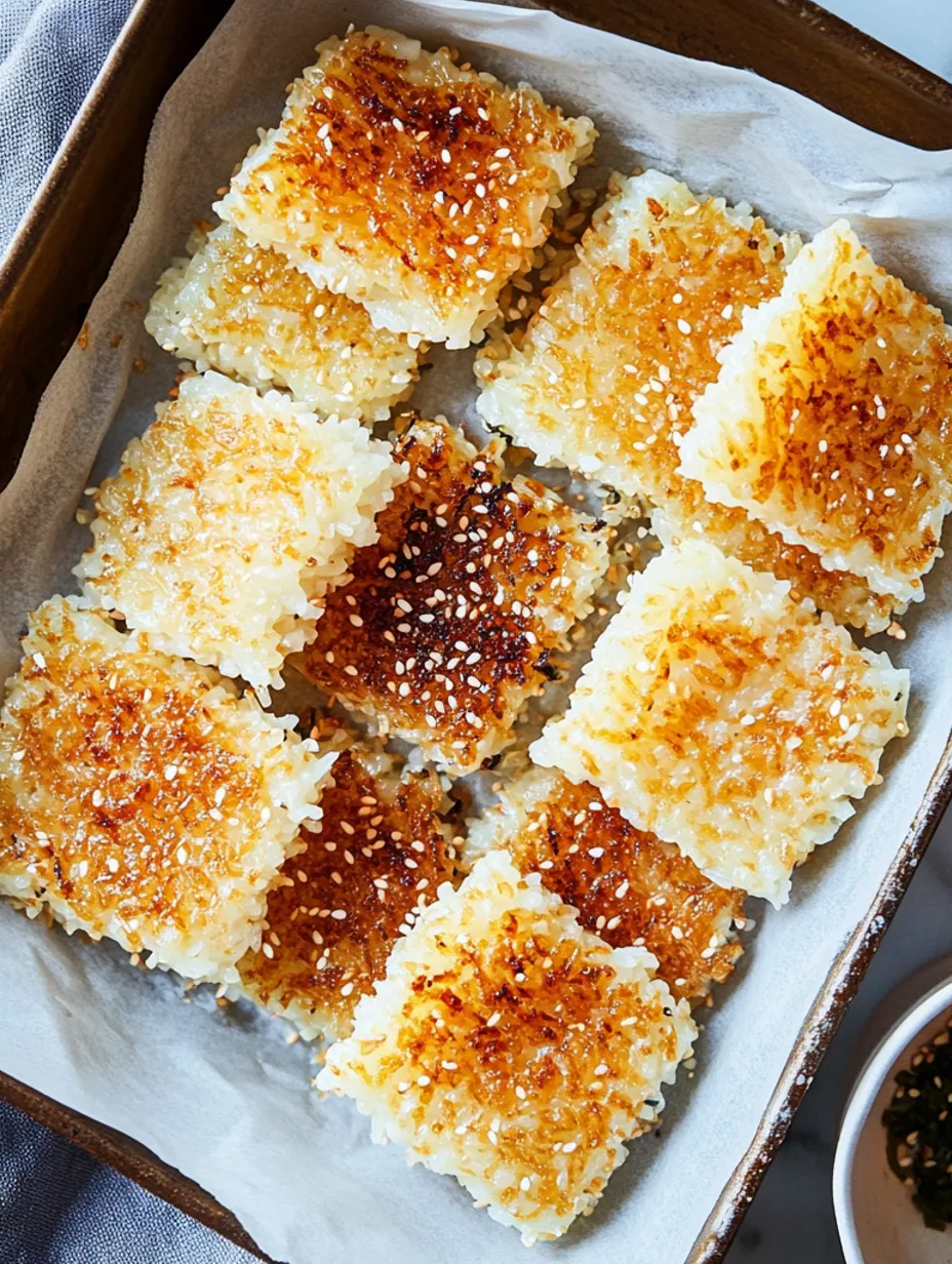 Crispy Rice Squares Dish