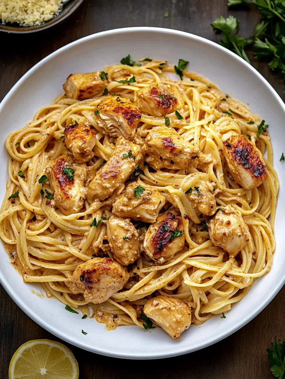 Cowboy Butter Chicken Linguine Fix