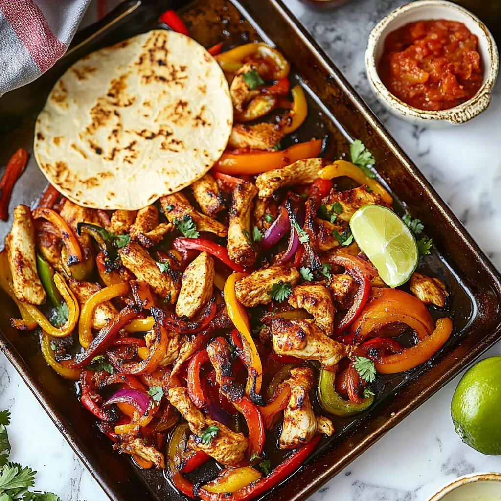 One-Pan Chicken Fajitas