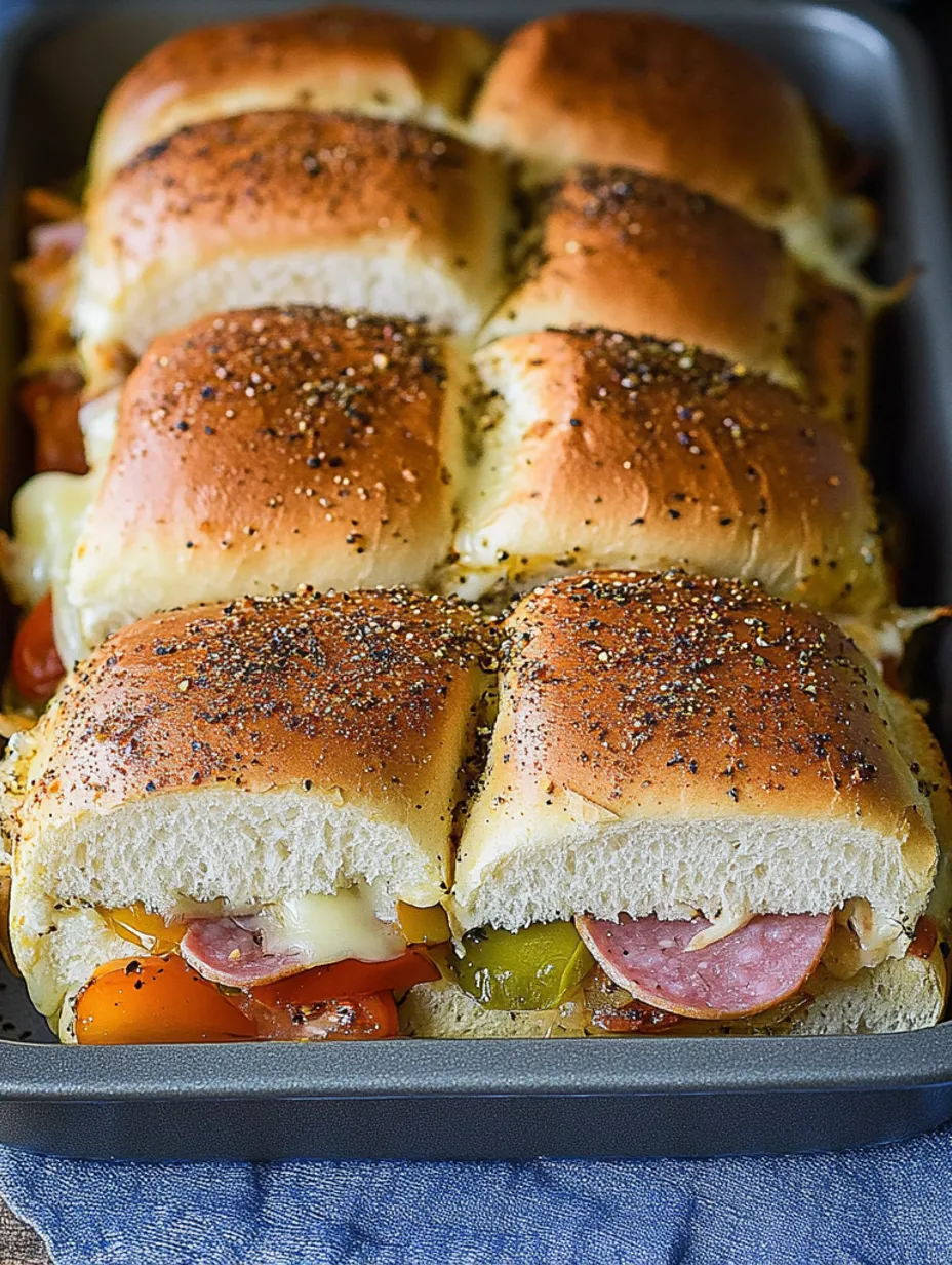 Best Hot Italian Sub Sliders