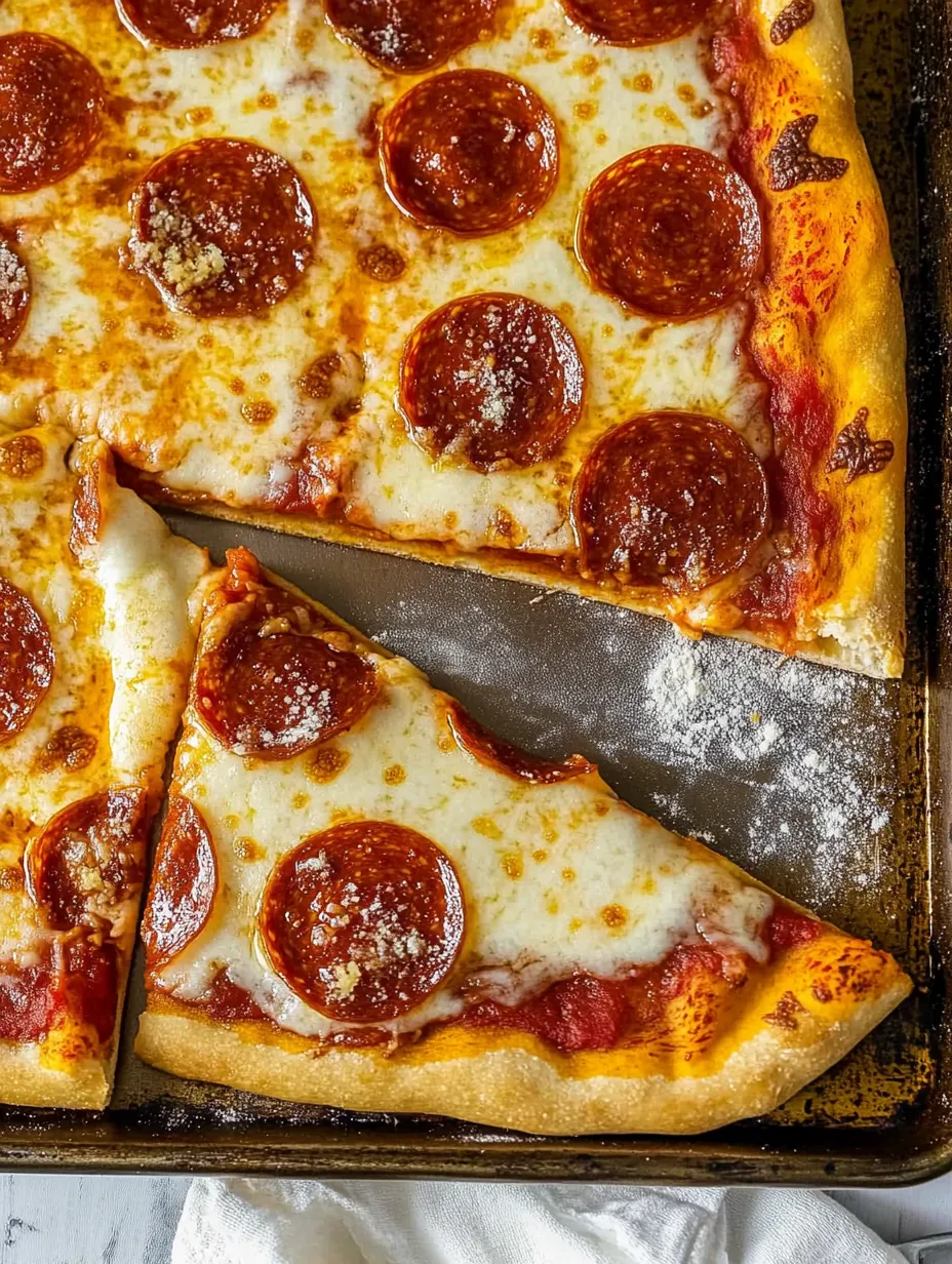 Sheet Pan Homemade Pizza