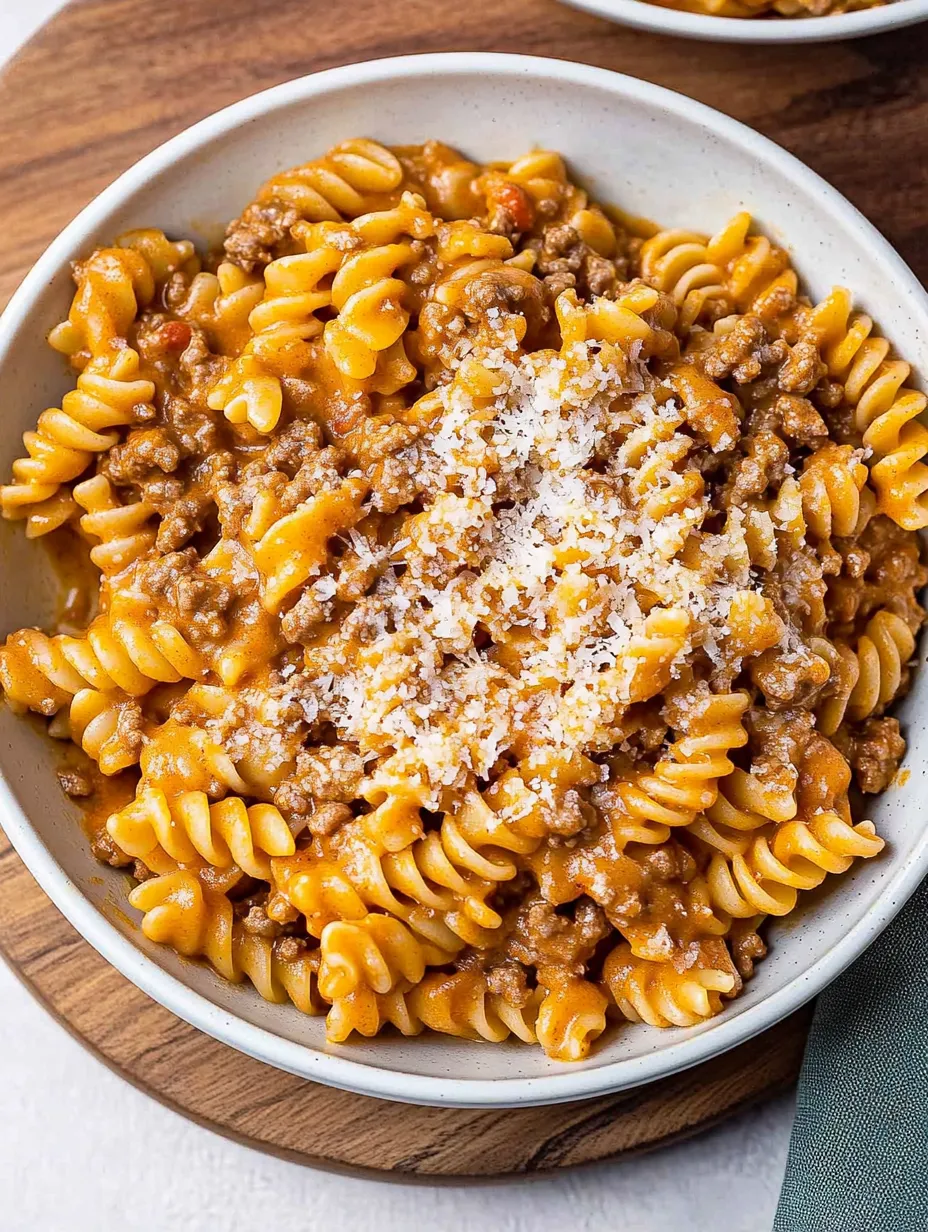 Delish Creamy Beef One Pot Meal