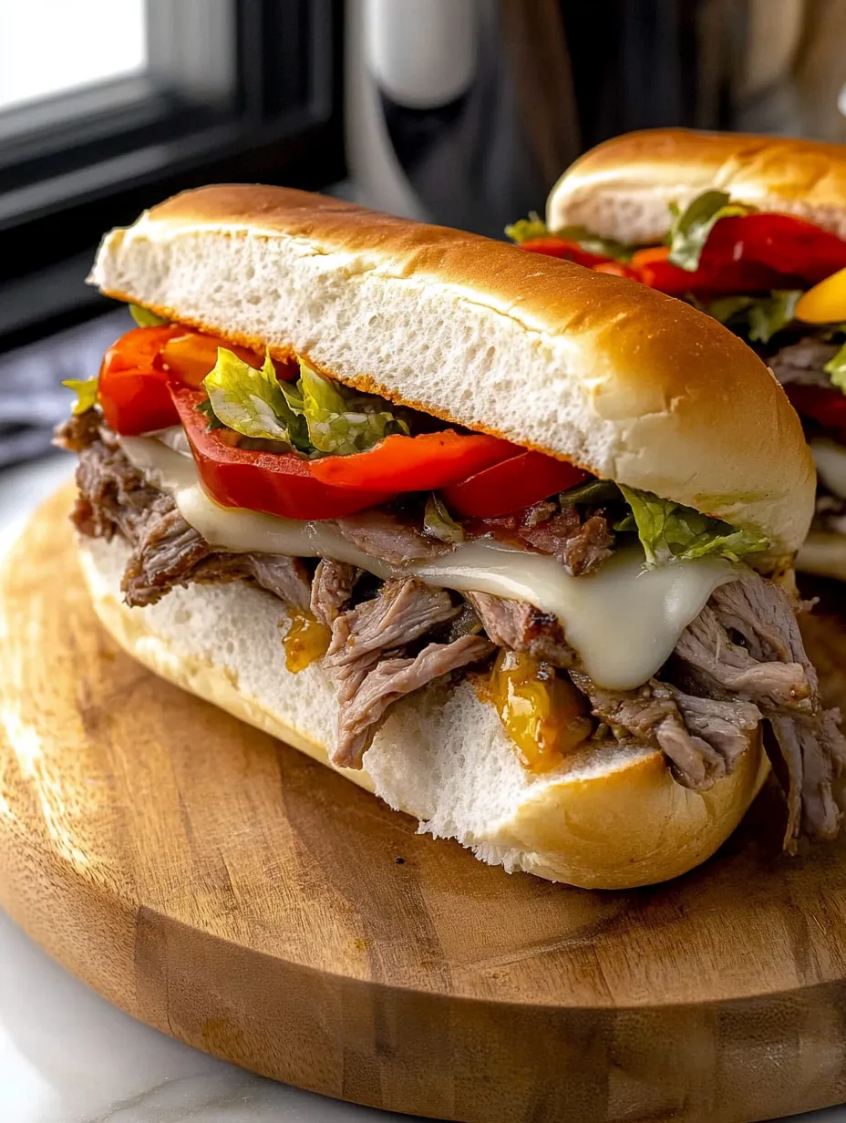 Sandwiches Italian Beef Packed