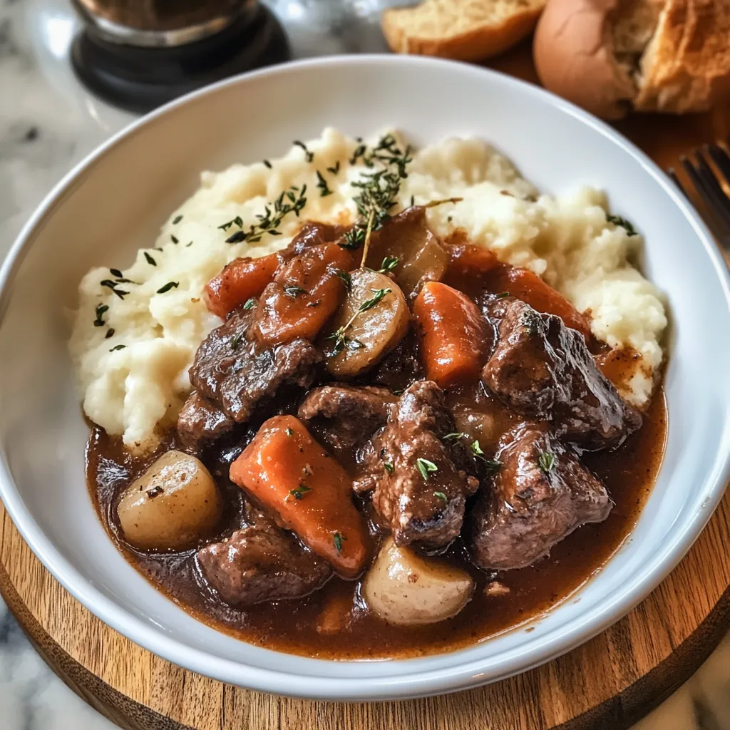 Slow-cooked French Beef Stew