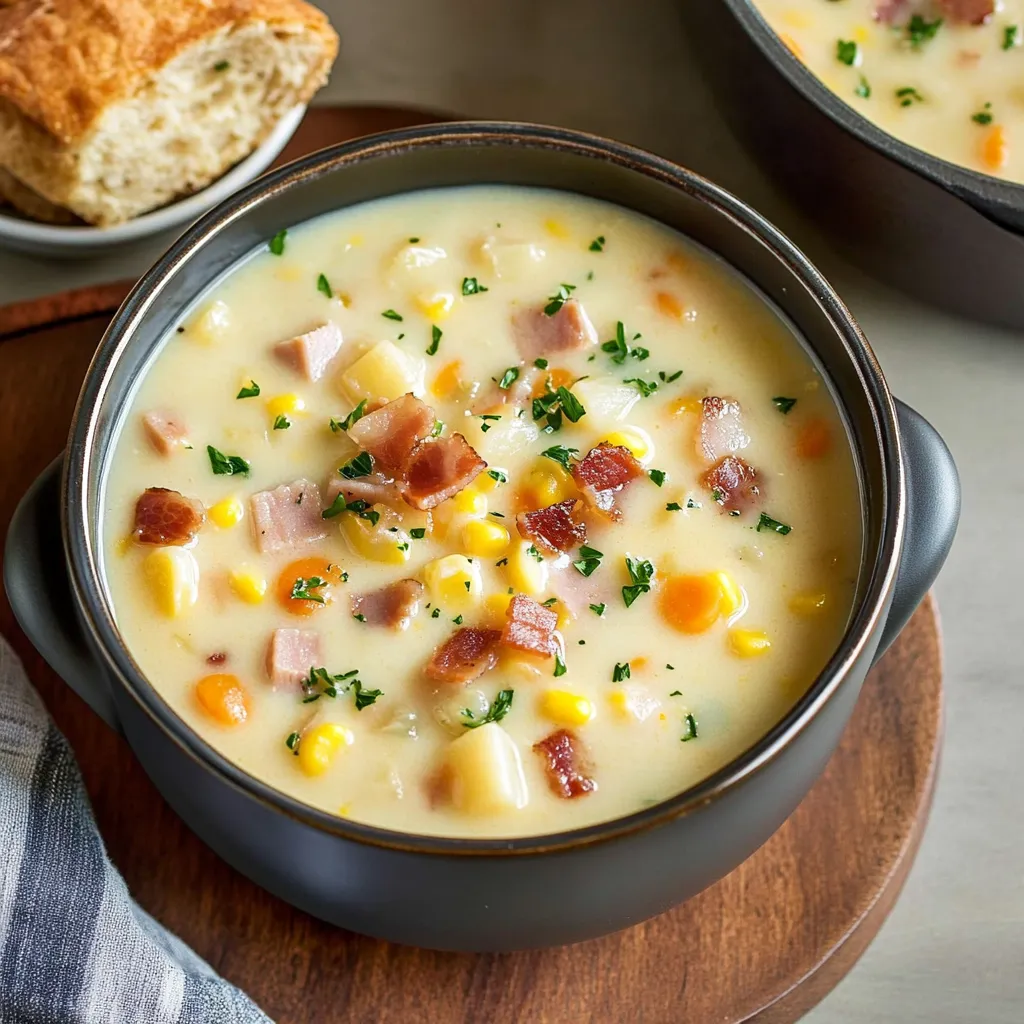 Ham and Bacon Chowder