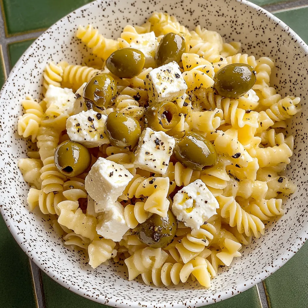 Olive Brine Pasta Bowl