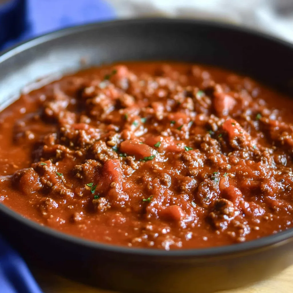 Two-Meat Tomato Sauce