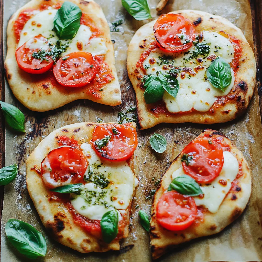 Tasty Caprese Flatbreads
