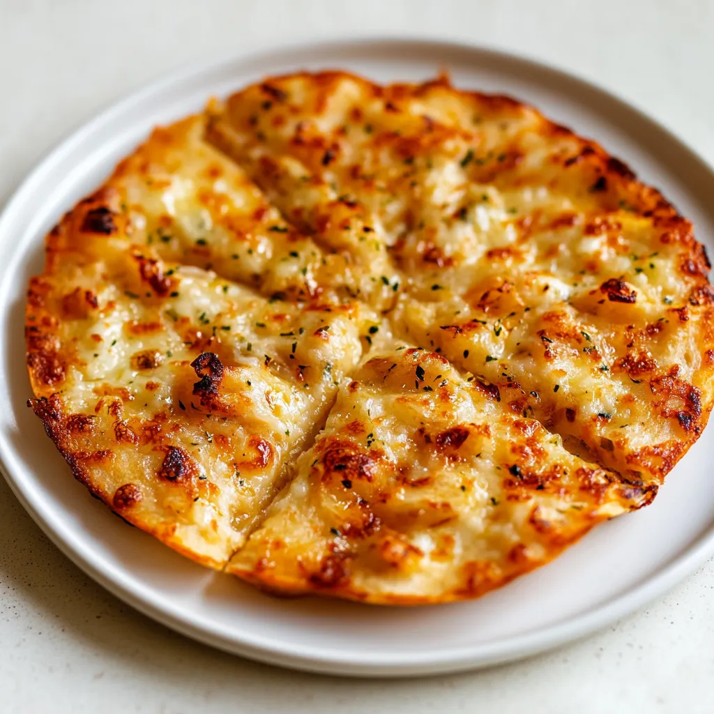 Crispy Tortilla Garlic Bread in Air Fryer