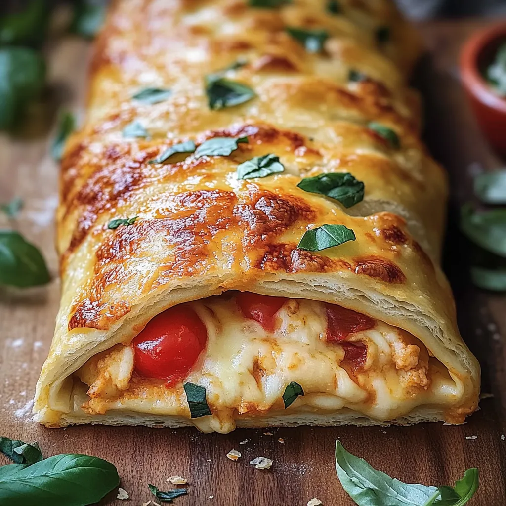 Golden Italian Stromboli