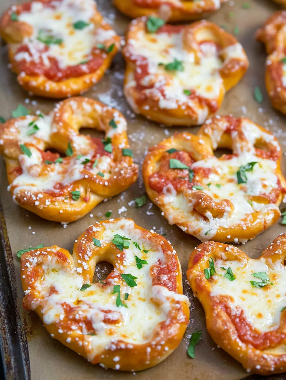 Garlic Butter Pepperoni Pizza Pretzels Food Court Style