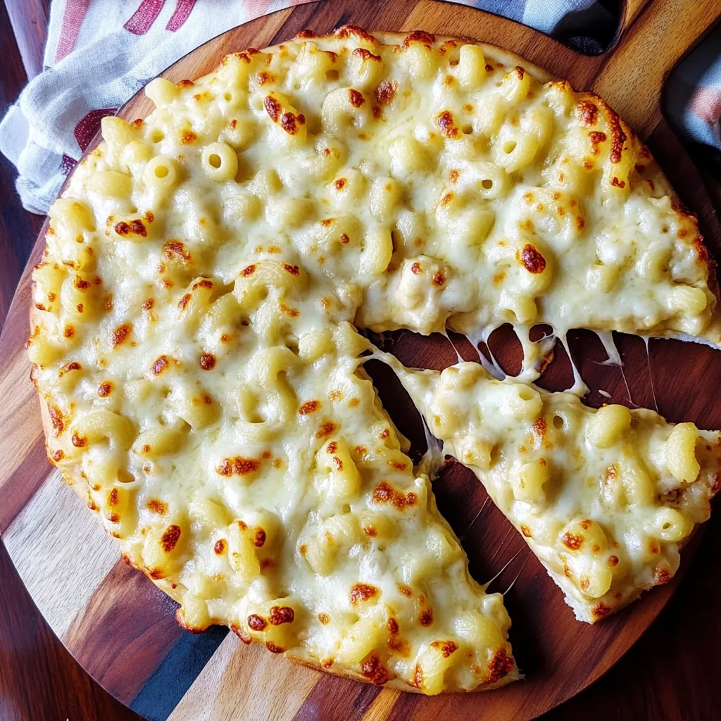 Cheesy Mac Pizza