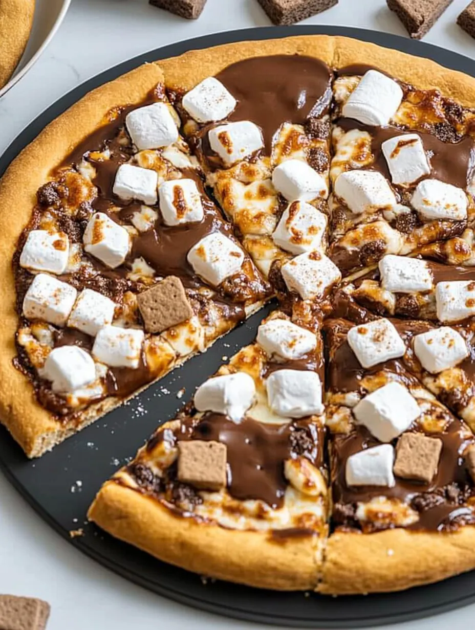 Homemade S'mores Pizza