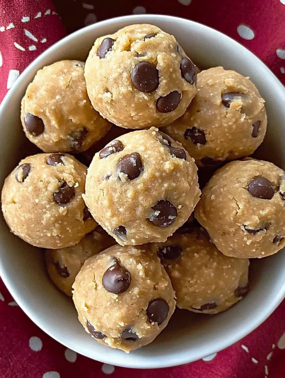 Chickpea Cookie Dough Balls Recipe