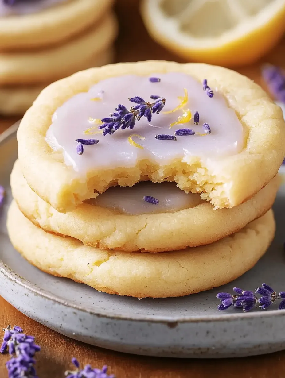 Lemon Lavender Cookie Homemade