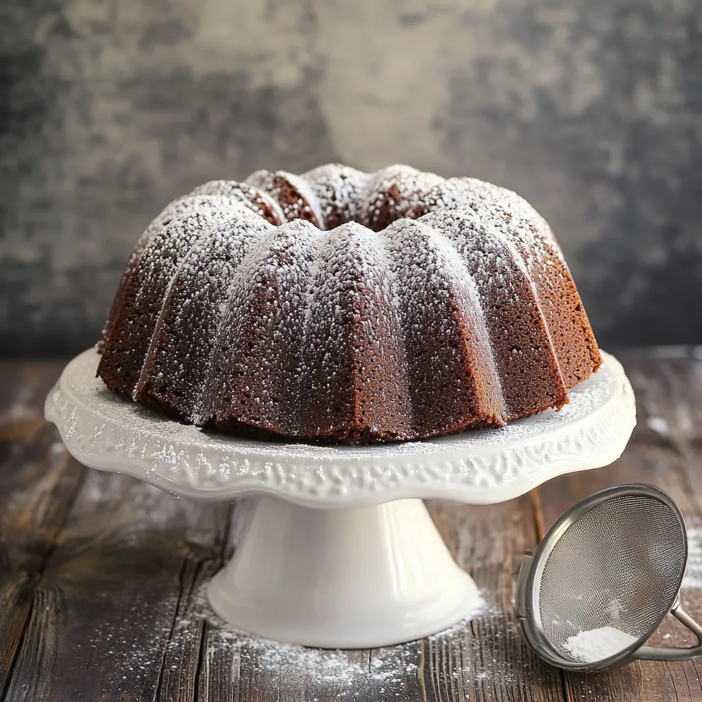 Italian Chocolate Ricotta Cake Close-up