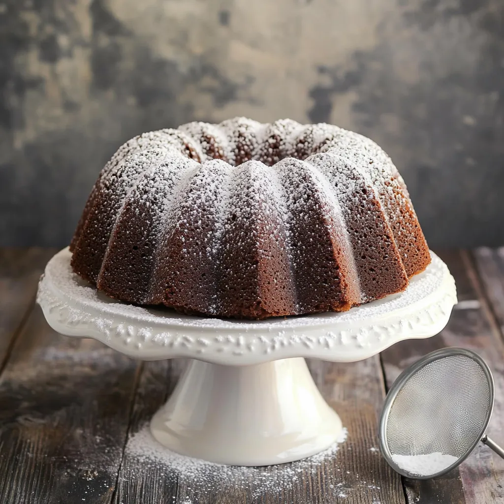 Slice of Italian Chocolate Ricotta Cake