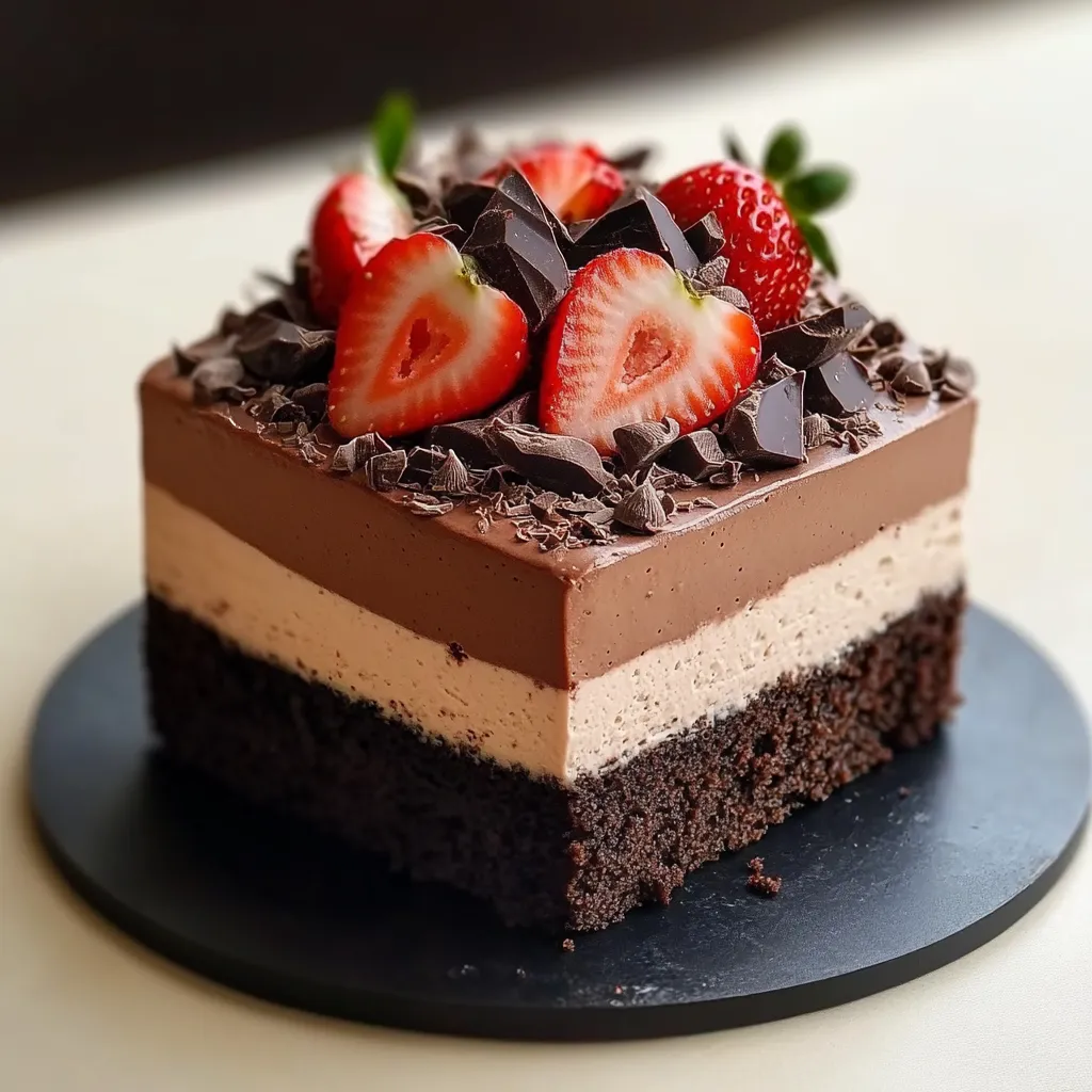 Triple Chocolate Mousse Cake: A Dreamy Chocolate Extravaganza