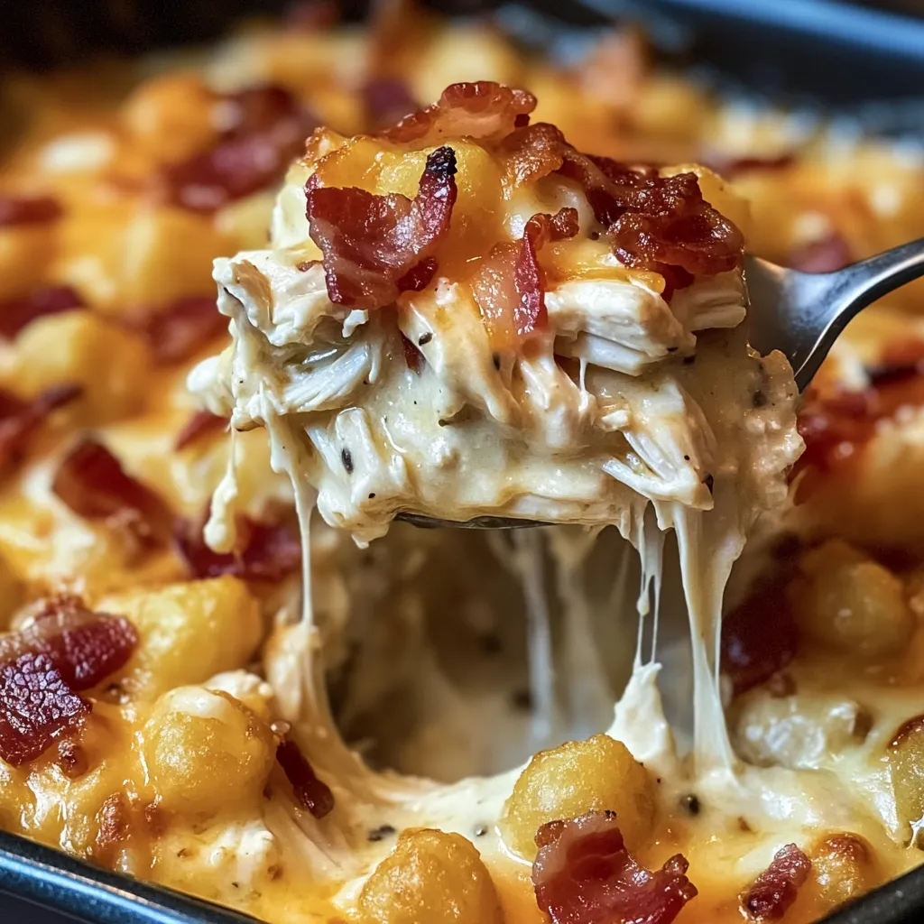 Chicken Bacon Tater Bake