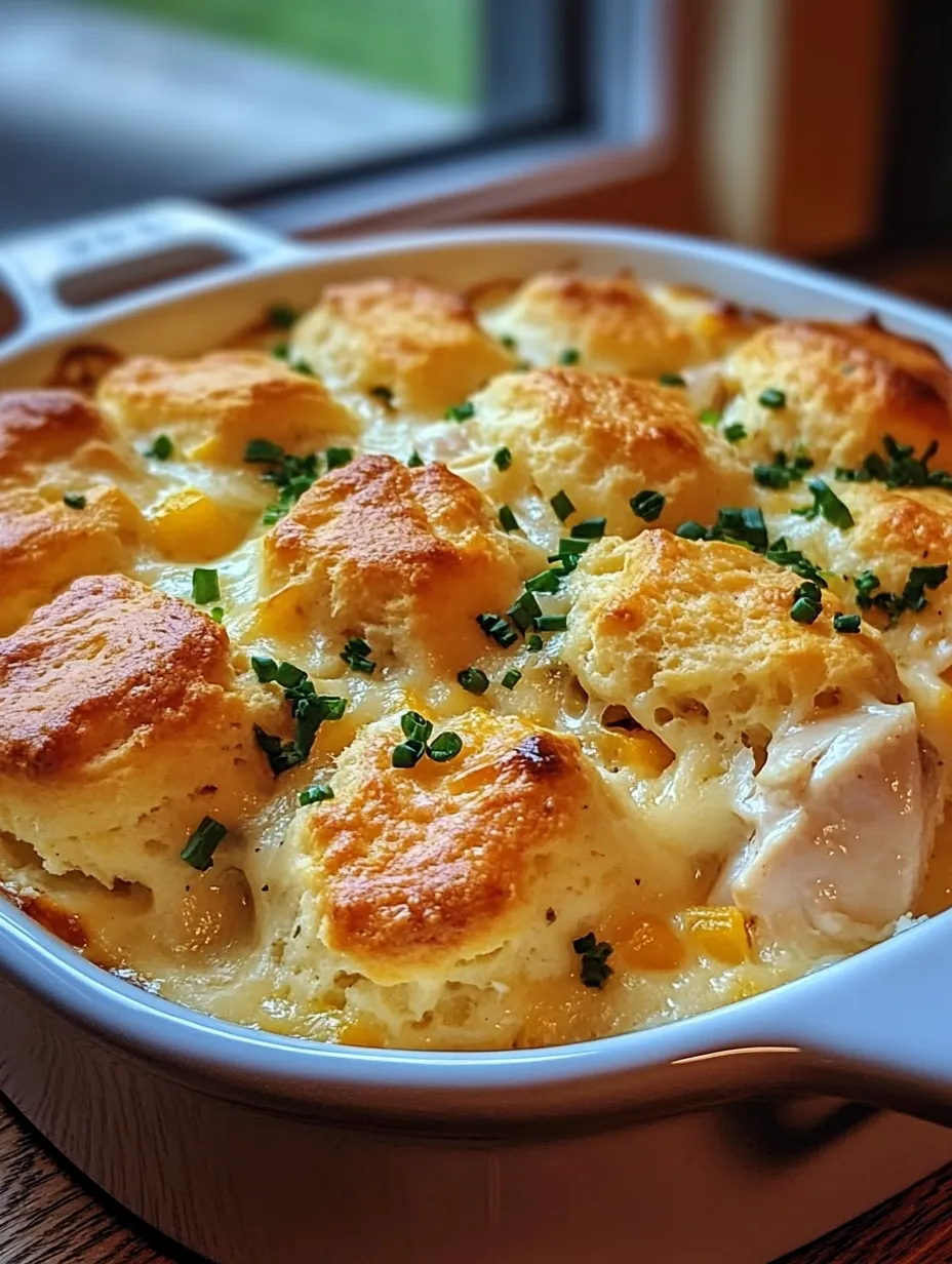 Homestyle Chicken Biscuit Bake