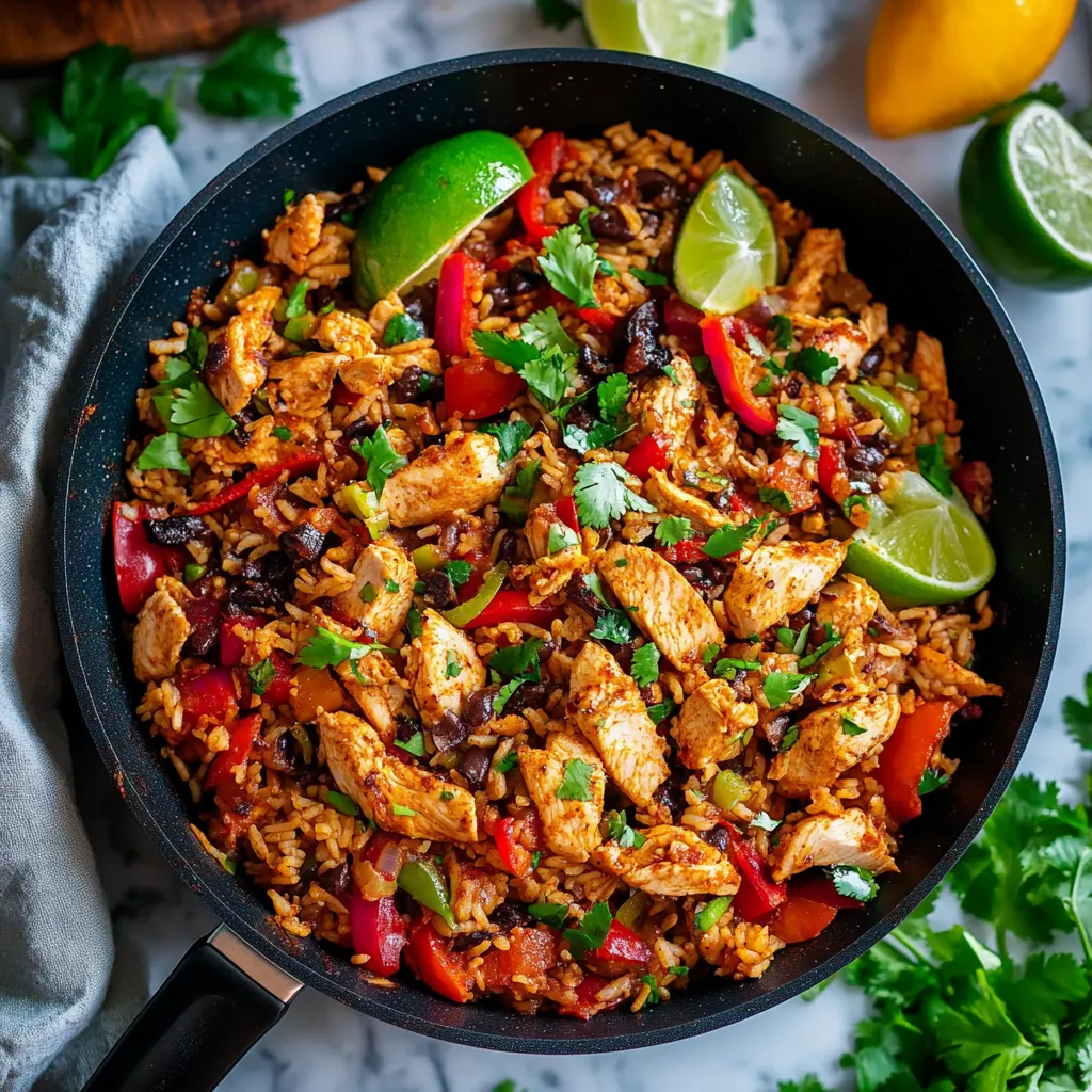 Fajita Chicken Rice Bowl