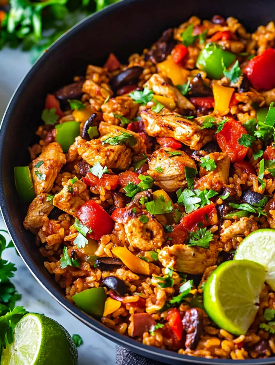 Homestyle Chicken Fajita Rice Bowl