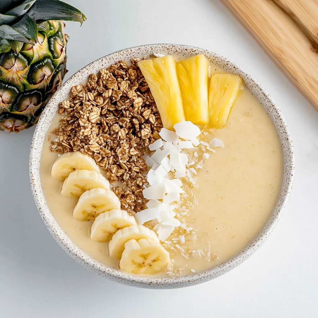 Refreshing Tropical Smoothie Bowl